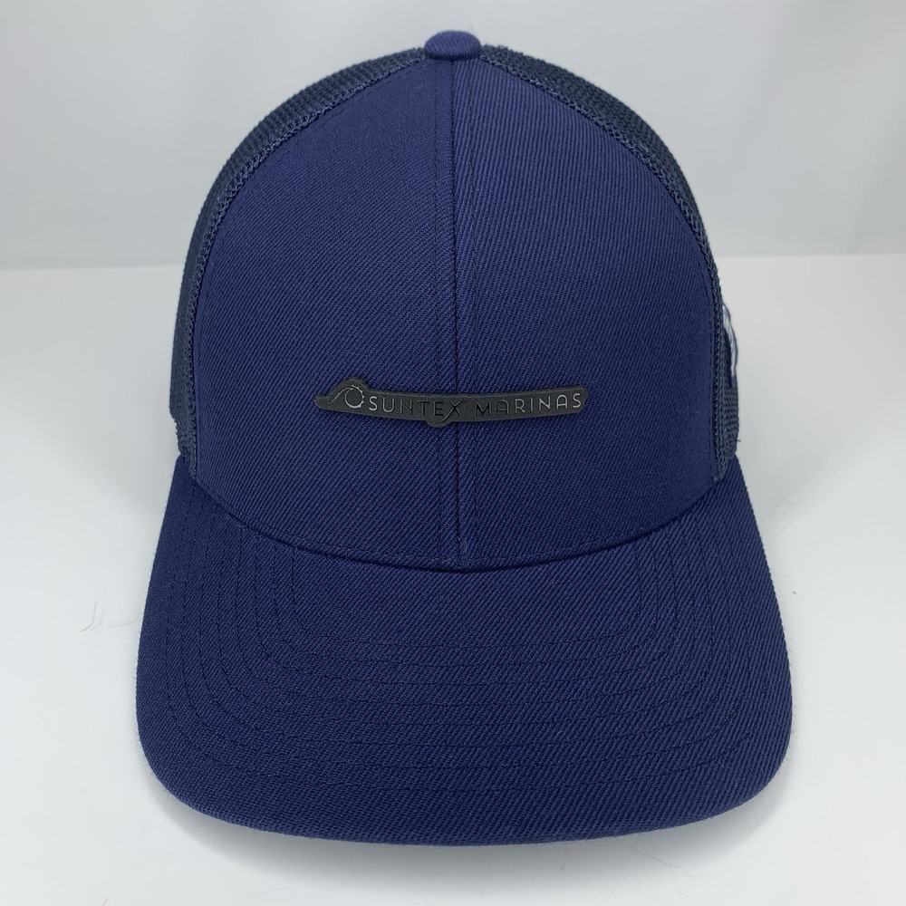 Suntex Marinaa Hat Blue Mesh Branded Bills Style 600 Snapback Baseball Cap